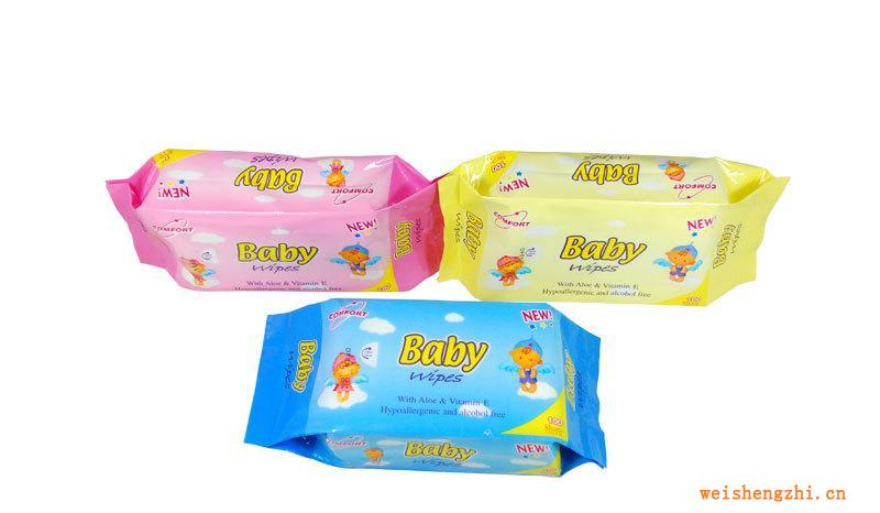 嬰兒濕巾/BABYWIPES---80抽嬰兒柔濕巾，護(hù)膚濕巾